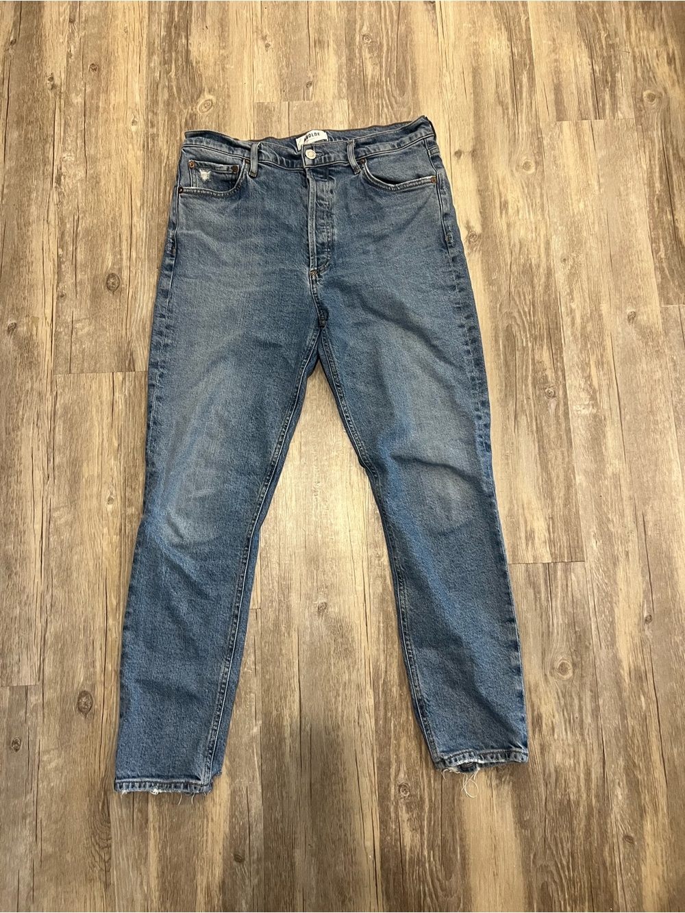 AGOLDE button fly crop jeans- size 29